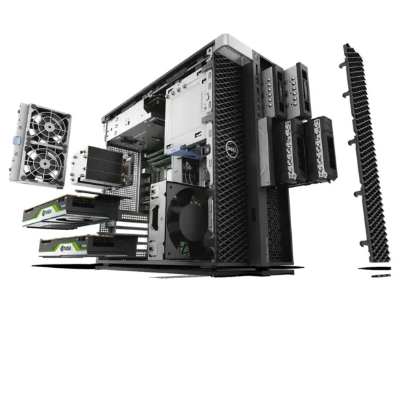 Dell Precision T7820 Tower Workstation (Refurbished) – Dual Intel Xeon Gold 6138 | 128GB RAM | 1TB NVMe SSD | NVIDIA RTX 4000 8GB | 40 Cores 80 Threads | AI & 3D Rendering Workstation - Image 2