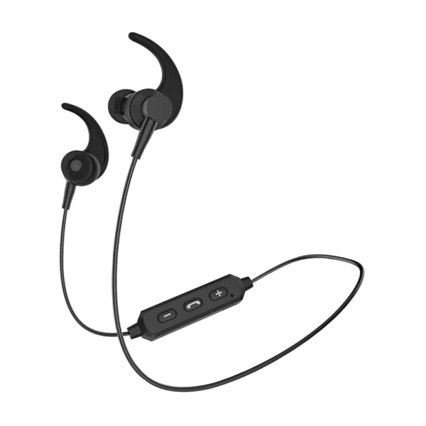 Foxin Roker 090 Wireless Bluetooth Neckband Earphone with Mic (Black)