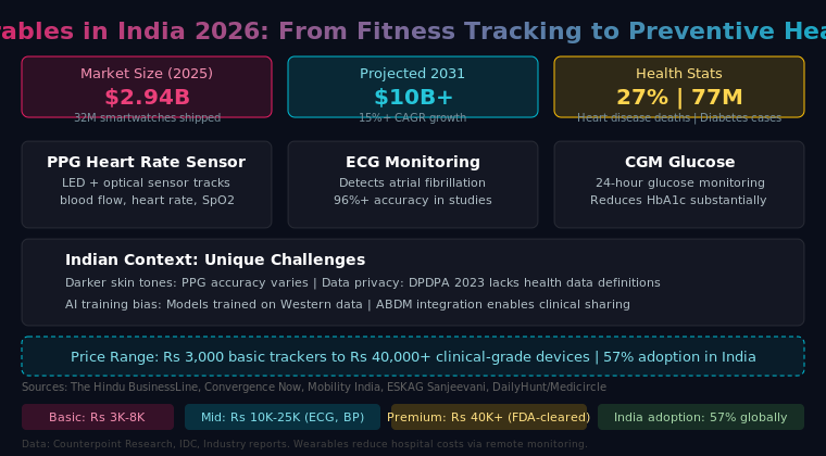 Read more about the article AI Smartwatches and Health Wearables in India 2026: From Fitness Tracking to Preventive Healthcare