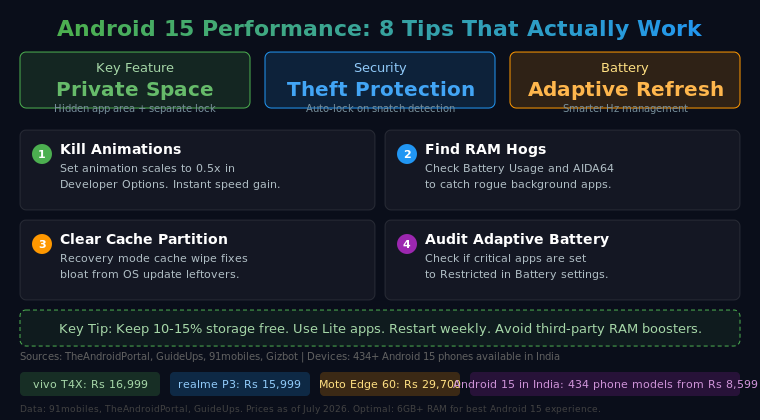 Read more about the article Android 15 Performance Guide: 8 Tips to Speed Up Your Smartphone in 2026